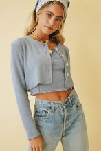 Load image into Gallery viewer, In Vogue Ribbed Set // Lake
