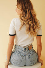 Load image into Gallery viewer, Her Style Ribbed Knit Top // White
