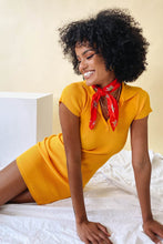 Load image into Gallery viewer, Eyes On You Ribbed Mini Dress // Yellow
