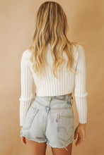 Load image into Gallery viewer, Just Landed Knit Top // White
