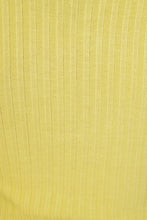 Load image into Gallery viewer, Always On Time Ribbed Knit Top // Yellow
