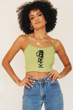Load image into Gallery viewer, 90&#39;s Revival Ribbed Knit Cami // Sage
