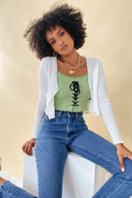 Load image into Gallery viewer, 90&#39;s Revival Ribbed Knit Cami // Sage
