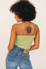 Load image into Gallery viewer, 90&#39;s Revival Ribbed Knit Cami // Sage
