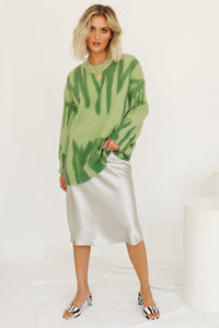 Along The Sidewalk Knit // Green