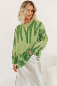 Along The Sidewalk Knit // Green